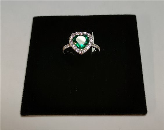 Ringe Crivelli Dame in Weißgold Smeraldo 372-3480 - 372-3480